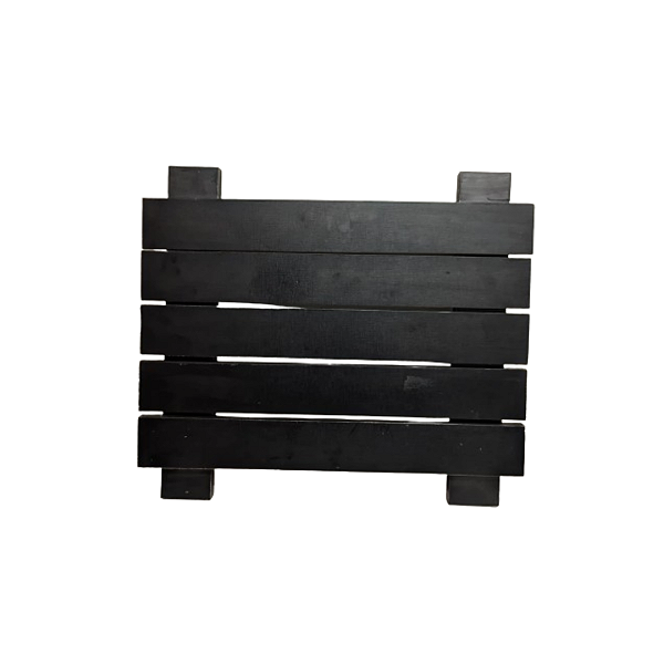 Painel Canaletado Modular 50x50 cm preto