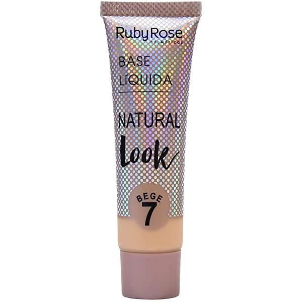 Base Líquida Natural Look - BEGE 7 - Ruby rose