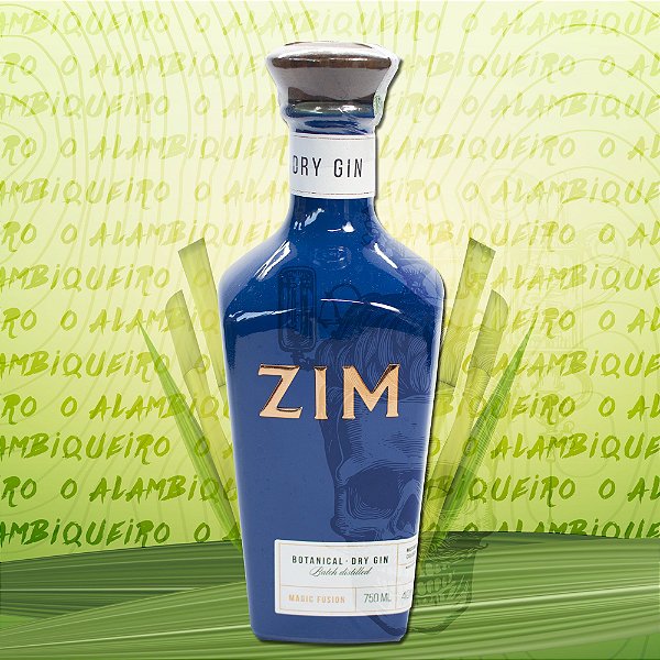 Gin Zim Magic Fusion 750ml - O Alambiqueiro Cachaça & Iguarias Peculiares