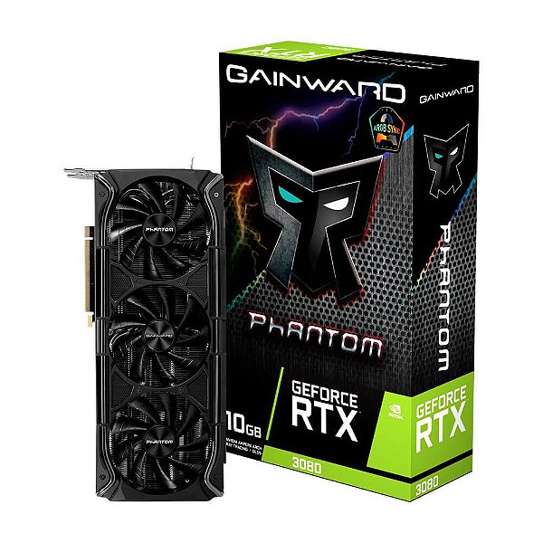 GPU NV Rtx3080 10gb Phantom+ GDDR6x 320b Gainward Ned3080u19ia-1020m