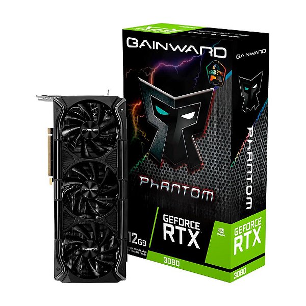 GPU NV Rtx3080 12gb Phantom GDDR6x 384b Gainward Ned3080019kb-1020m