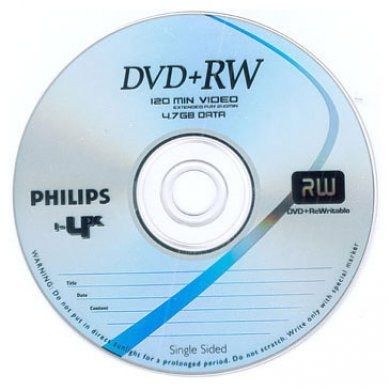 DVD+RW Philips 4X 4.7GB Com Logo - 01 Unidade (dvd + envelope)
