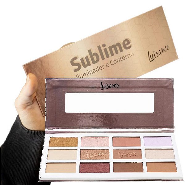 Luisance - Estojo de Maquiagem Sublime Iluminador e Contorno L7111 - Kit C/ 3 Unid  (val:11/25)
