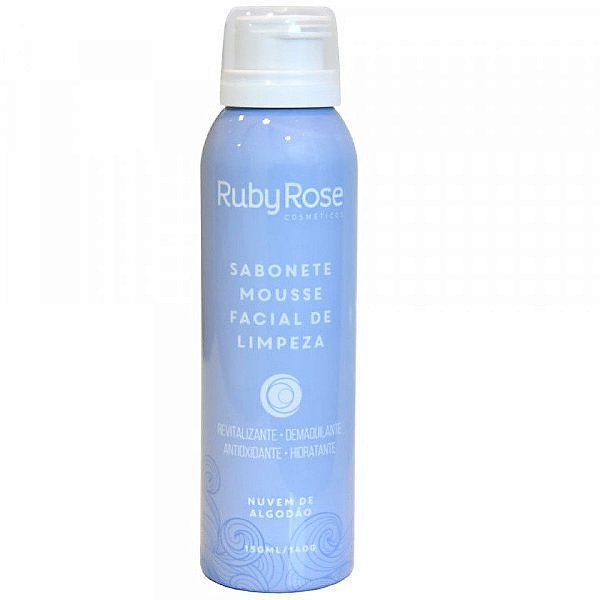 Ruby Rose -  Sabonete Mousse Facial de Limpeza Nuvens de Algodão  HB320