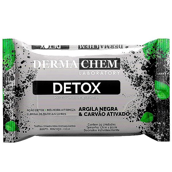 Dermachem - Lenço Demaquilante Purificante Detox 06073