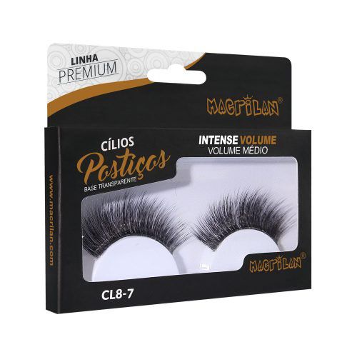 Macrilan Cílios postiços Volume Intense Premium CL8-7 - Display C/20 Unid