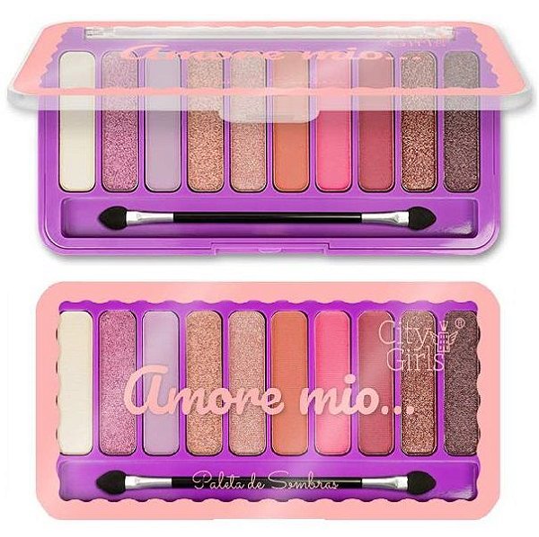 City Girl - Paleta de Sombras Amore Mio CG247 - Cor 01