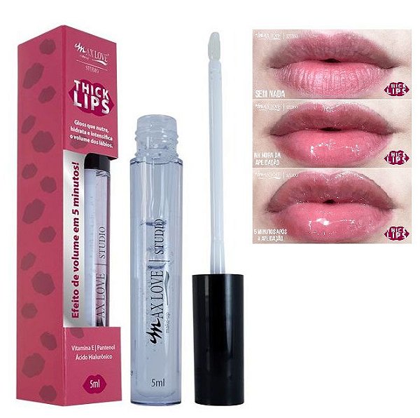 Max Love - Gloss Thick Lips Volume Vegano