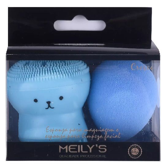 Meily's - Kit com 2 Esponjas para Maquiagem Polvo e Gota MAC 217