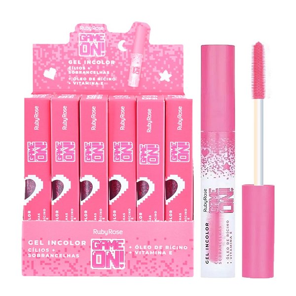 Ruby Rose - Gel Incolor Cilio + Sobrancelha HB509 - 24 Unid