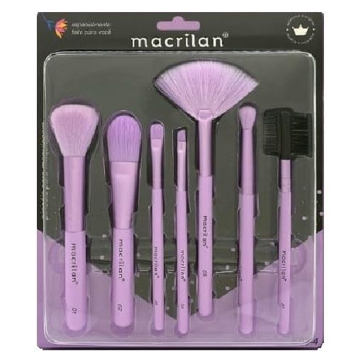 Macrilan - Kit de Pincéis KP9-4 Roxo