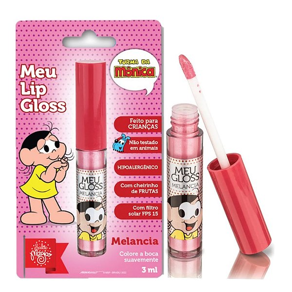 Turma Da Monica - Meu Lip Gloss Hipoalergenico Melancia ( Validade: 04/26 )