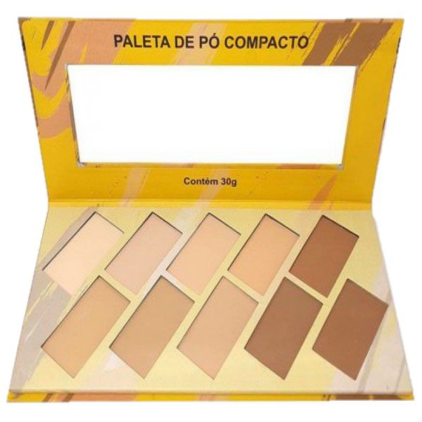 Ludurana - Paleta de Pó de Contorno Facial 10 Tons B00119