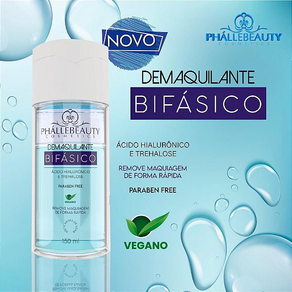 PhalleBeauty - Demaquilante Bifasico PH0512 - 12 Unids