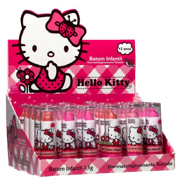 Hello Kitty - Batom Infantil 3,5g  - 30 Unids