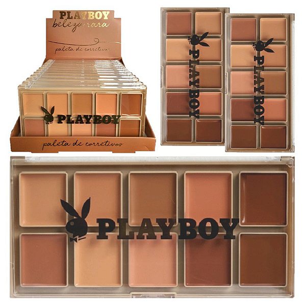 Playboy - Paleta de Corretivo HB87417X - Box C/ 12 Unid