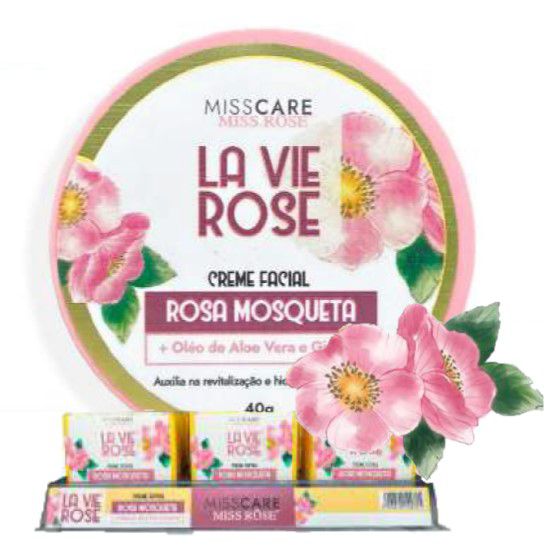 Miss Rôse - Creme Facial Hidratante Rosa Mosqueta - 12 Unid