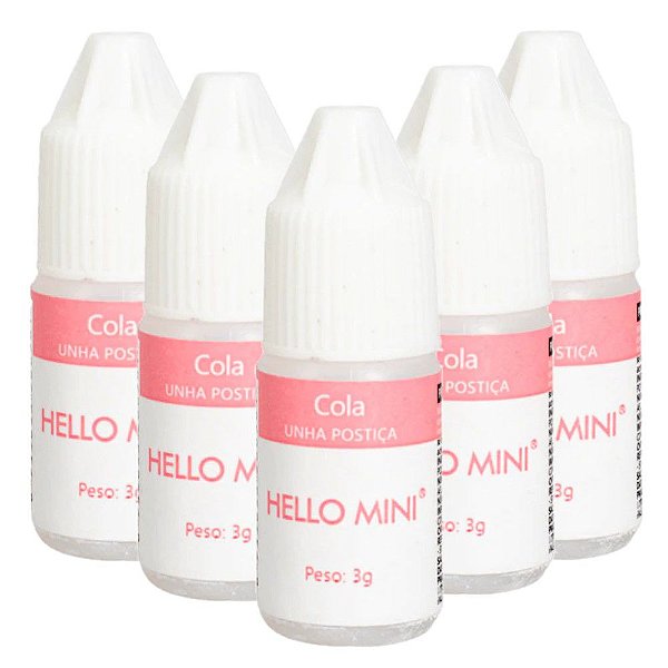 Hello Mini - Cola para Tips/Unhas Postiças 3g