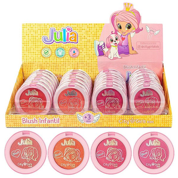 City Girls Kids - Blush Infantil Julia - Box C/24 Unid