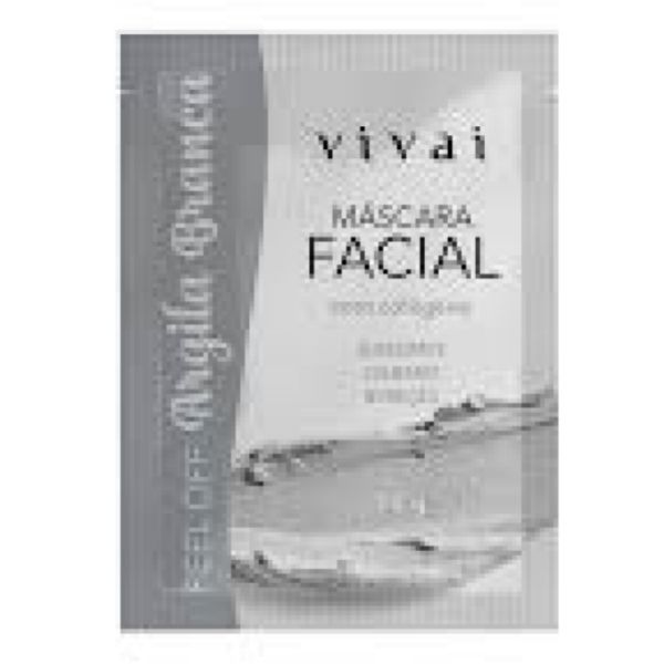 Vivai - Sache Máscara Facial Argila Branca c/ Colágeno
