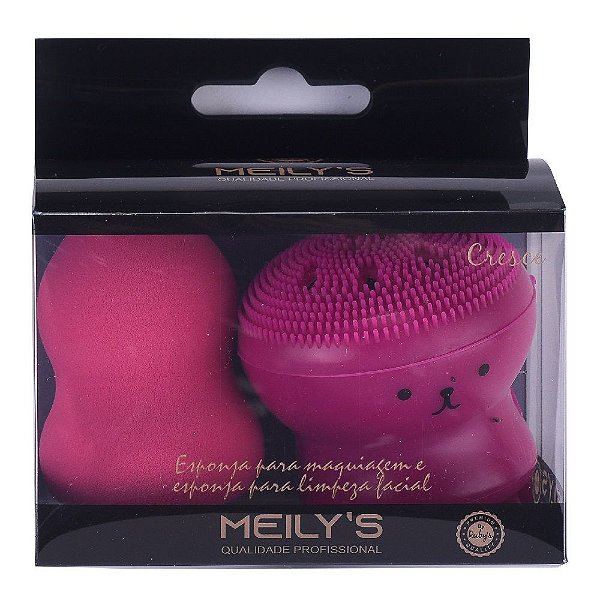 Meilys - Kit Esponjas Polvo e 360º MAC218 - Pink