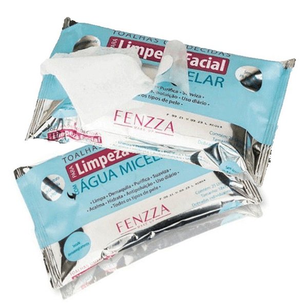 Fenzza - Novo Lenço Demaquilante Agua Micelar - FZ51021