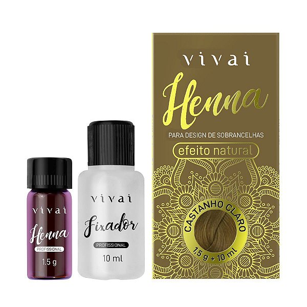Vivai - Henna Para Sobrancelhas Castanho Claro - 202615