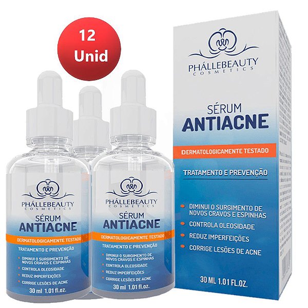 Phallebeauty - Serum Antiacne Controle de Oleosidade - 12 Un
