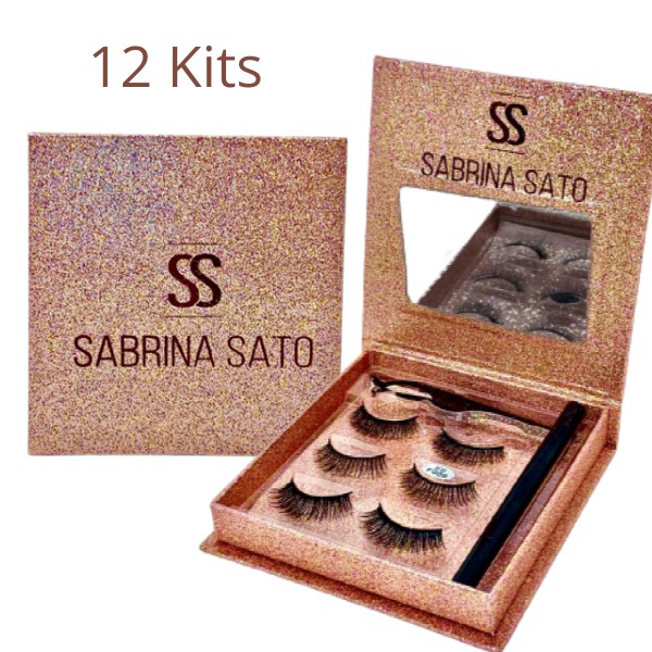 Sabrina Sato - Kit Pares De Cílios Magnéticos 1334 - 12 Kits