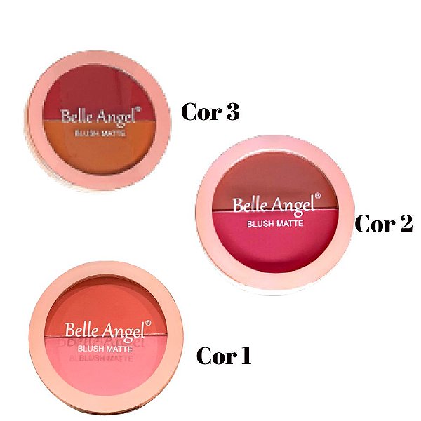 Belle Angel - Blush Matte  B017 - Kit c/3