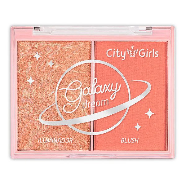 City Girl - Galaxy Dream Iluminador e Blush CG273 - Cor A