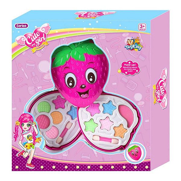 Toyking - Kit Maquiagem Infantil Grande Moranguinho C6892 - 06 Und
