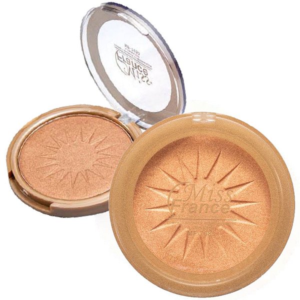 Miss France - Pó Bronzeador e iluminador MF7083 - Cor 02