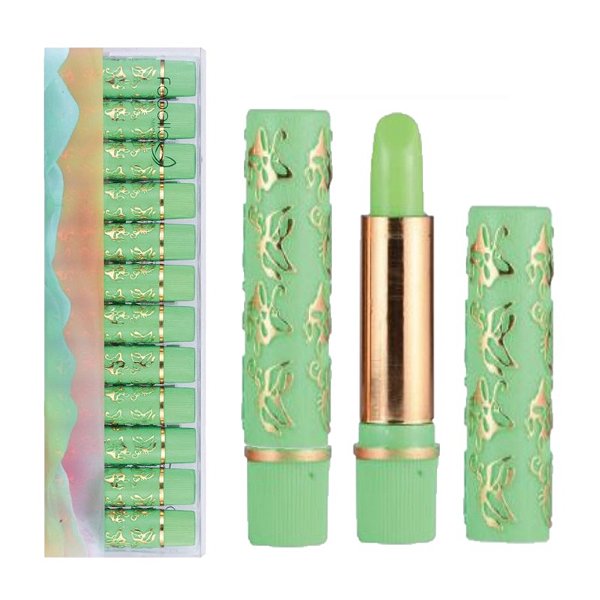 Febella - Batom 24 Horas verde - Cartela C/12 Unid