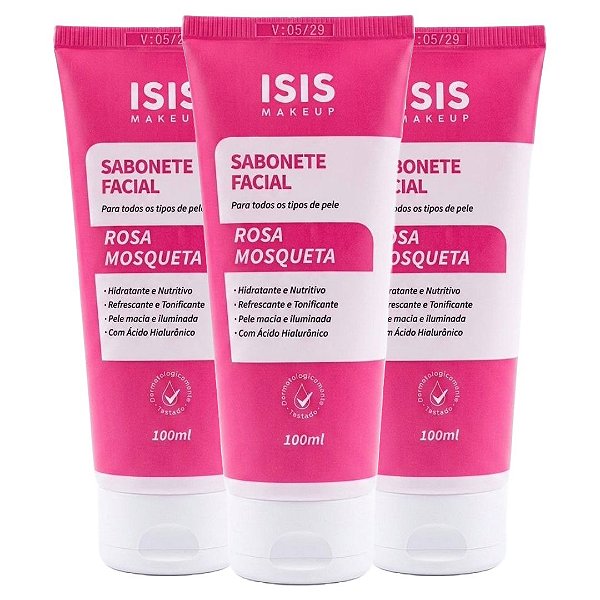 ISIS - Sabonete Facial Rosa Mosqueta IS027 - 6 und