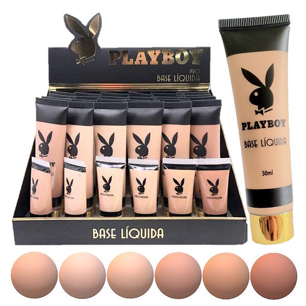Playboy - Base Facial Liquido Pró - 24 Unid