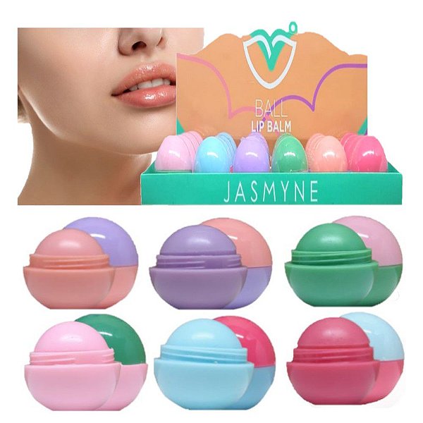 Jasmyne - Lip Balm Ball JS01052 - Kit C/24 und