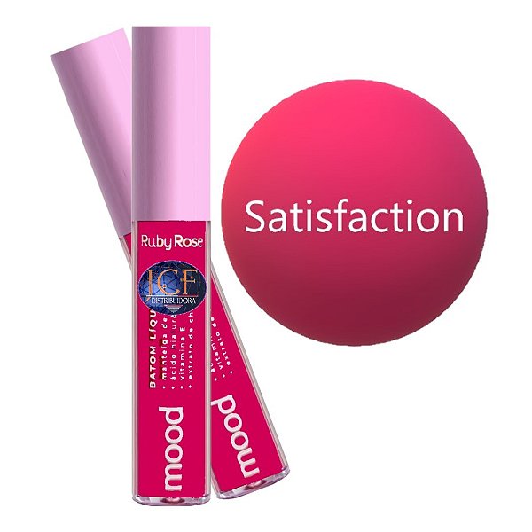 Ruby Rose - Batom Liquido Mood Cor 02 - Satisfaction