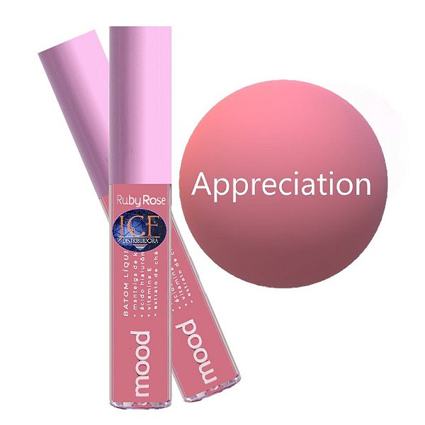 Ruby Rose - Batom Liquido Mood Cor 06 - Appreciation