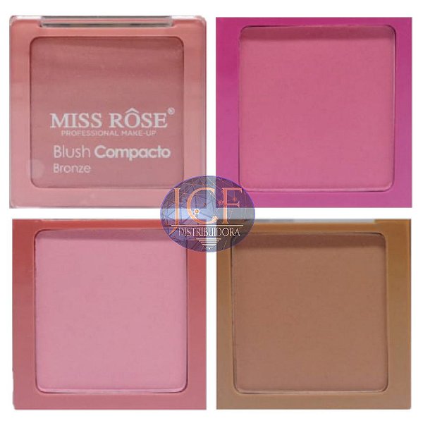 Soft Blush Miss Rose 3 em 1 - Cor Pessego - Distribuidora JCF - Fornecedor  de Maquiagem em Atacado, Cosméticos em Atacado, Distribuidora Ruby Rose  Atacado