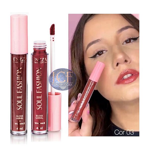 Fenzza - Lip Gloss Soul Fashion FZ22009 - Cor 03