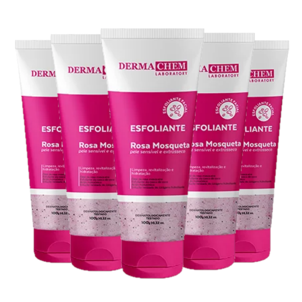 Dermachem Gel Esfoliante Facial Rosa Mosqueta 06223 - 6 Unid