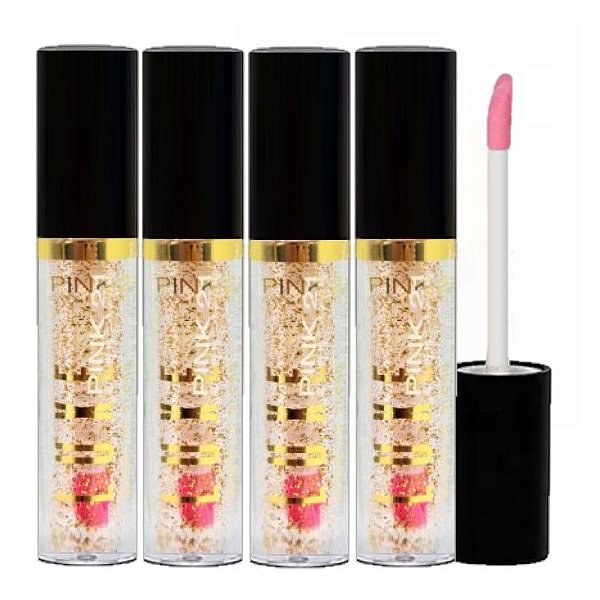 Pink 21 - Lip Gloss Hidratante Magico Luxe CS3600 - 06 Unid