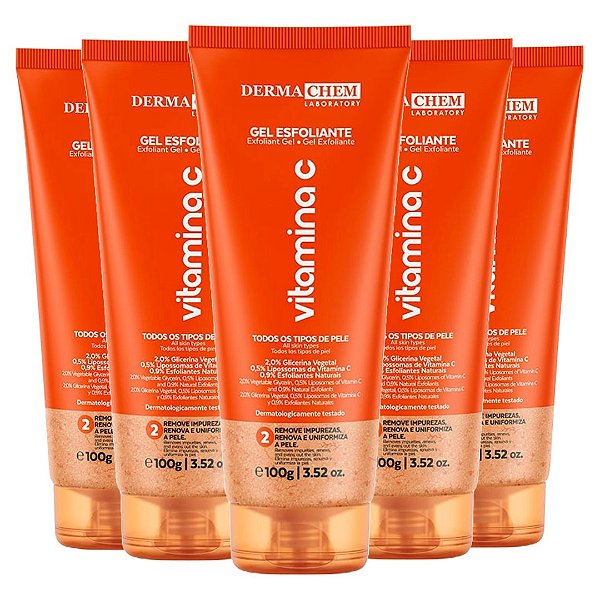 Dermachem Gel Esfoliante Facial Vitamina C 06197 - 6 Unid