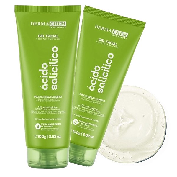 Dermachem - Gel Acido Salicílico Pelel Oleosa e Acneica 05704