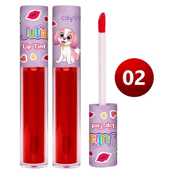 City Girls Kids - Lip Tint infantil CGK038 - Cor 02