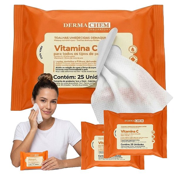 Dermachem - Lenço Vitamina C - 06074