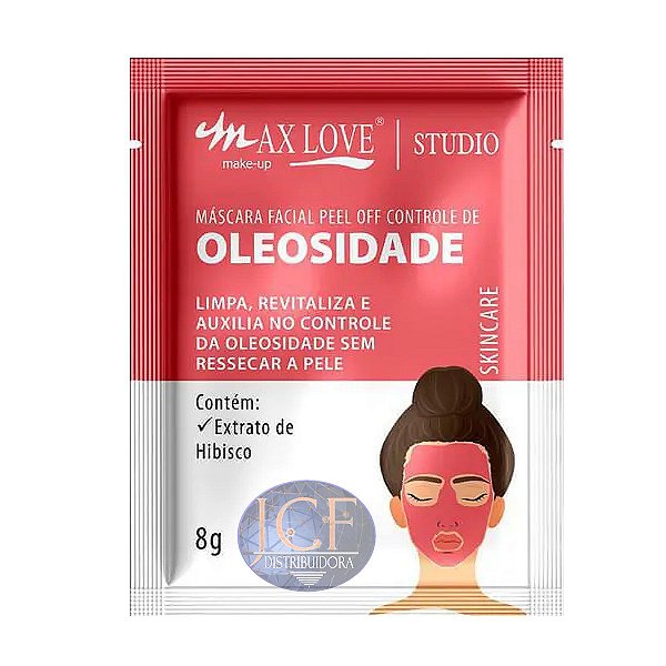 Max Love - Mascara Facial Peel Off Oleosidade