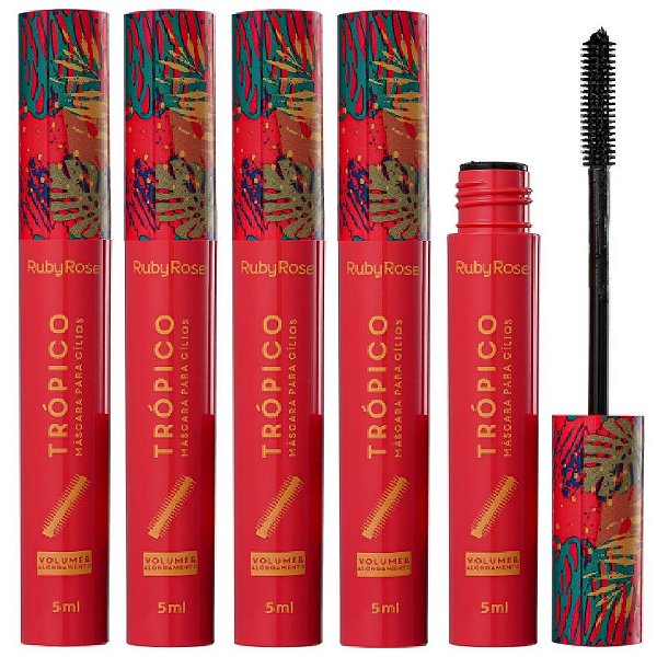 Ruby Rose - Mascara  Trópico Volume e Alonga HB502 - 06 UNID