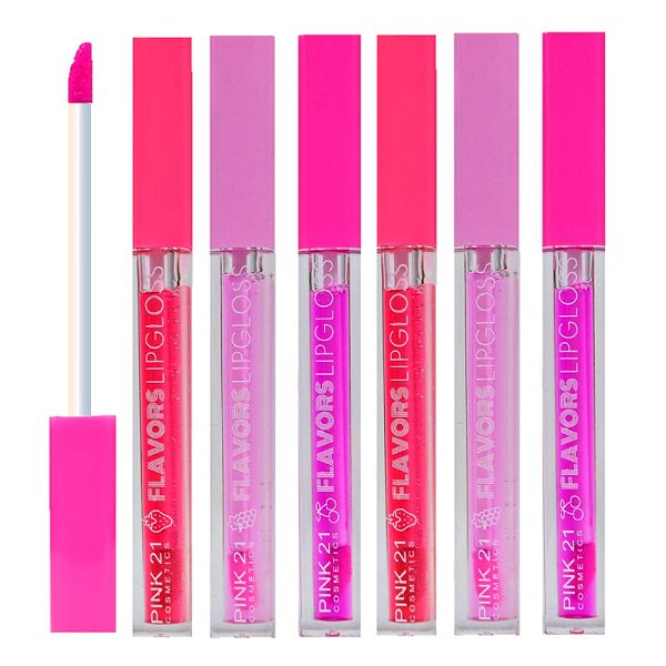 Pink21 - Lip Gloss Magic Flavors CS3581 - Kit C/6 Und